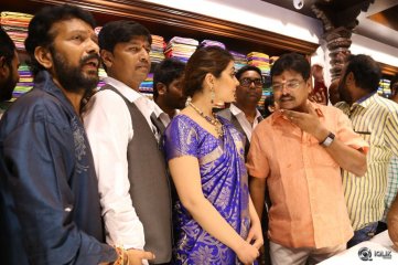 Raashi Khanna Launches Kasam Pullaiah Cloth Merchant in Warangal